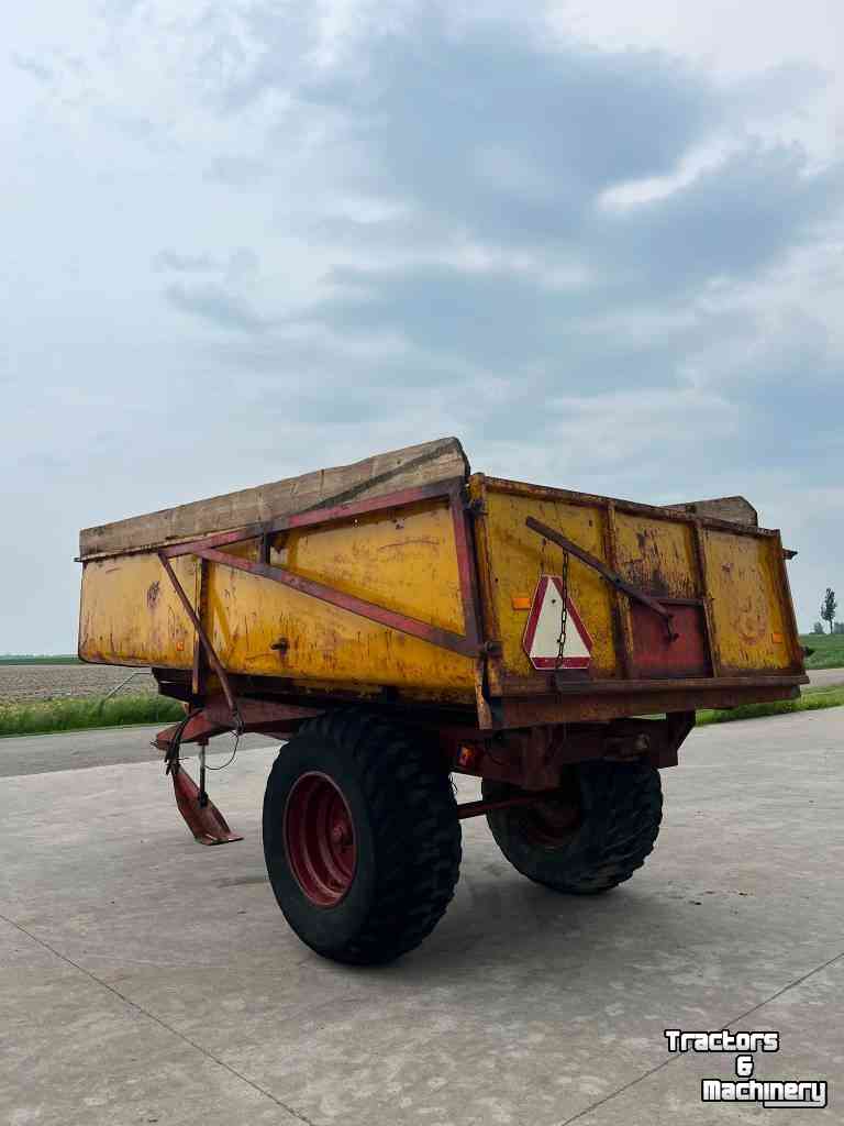Dumptrailer Mullie 7 tons kipwagen / kipper