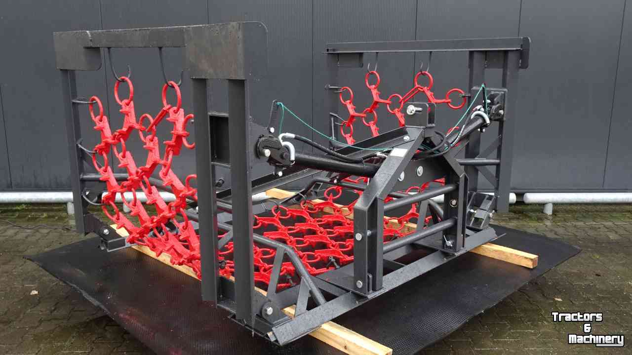 Pasture harrow Hofstede Weidesleep weisleep weiland wei gras sleep  4 rijen schakels 2M 3M 4M 5M 6M 8M