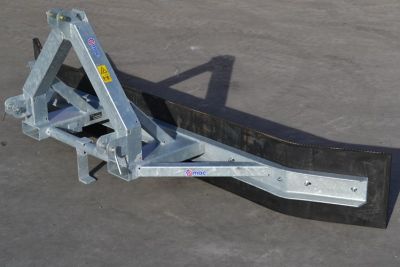 Manure scraper Qmac RSTL 320HD Rubberschuif Heavy Duty Erfschuif / Modderschuif / Mestschuif / Sneeuwschuif