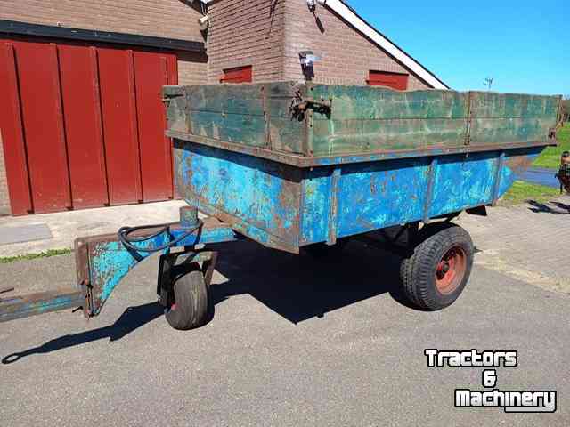 Dumptrailer  hoog kipper