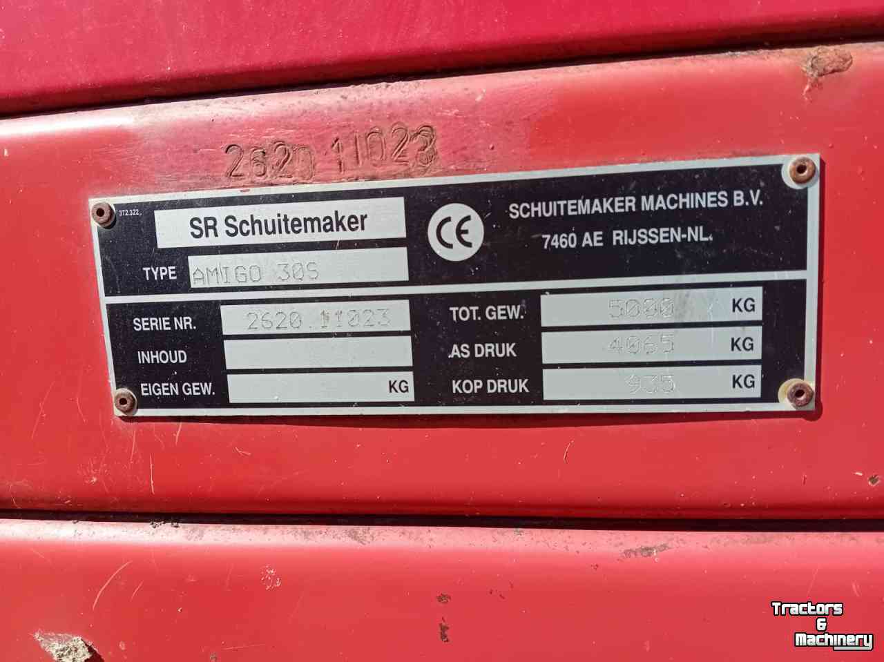 Silage-block distribution wagon Schuitemaker Amigo 30S blokkenwagen