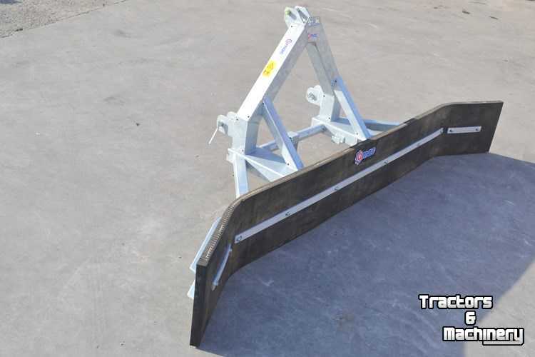 Rubber yard scraper Qmac RUBBERSCHUIF 2.70 ZWAAR