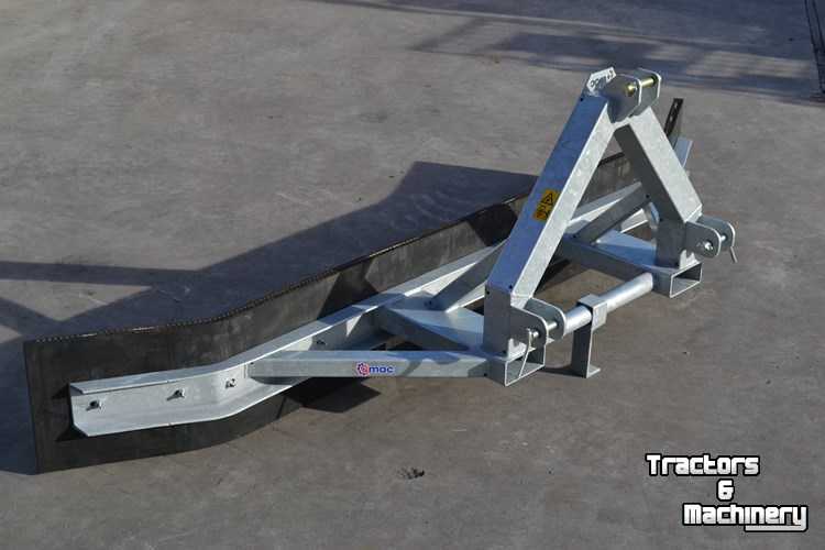 Rubber yard scraper Qmac RUBBERSCHUIF 2.70 ZWAAR