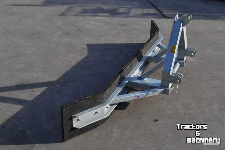 Rubber yard scraper Qmac RUBBERSCHUIF 2.70 ZWAAR