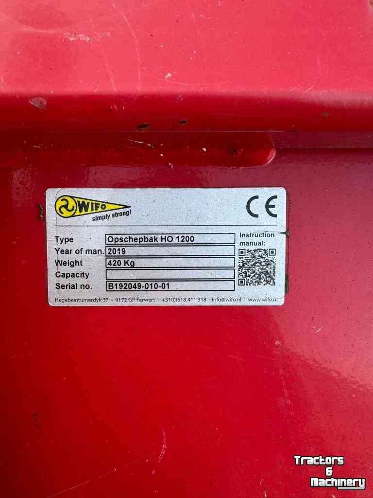 Loading bucket / Potato loading bucket Wifo HO 1200