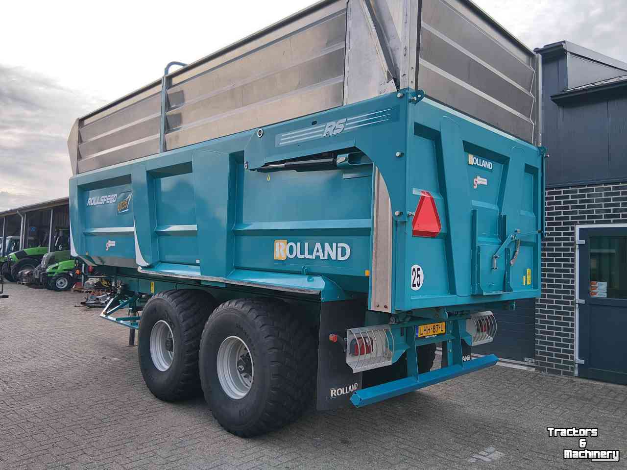 Dumptrailer Rolland Rollspeet 6835 Kipper Silage kipper gedwongen gestuurd