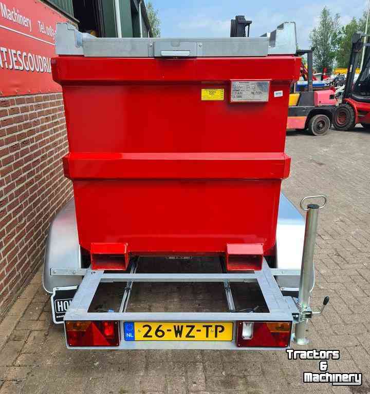 Other agricultural transport equipment and accessories  Snelverkeer tankwagen geremd - IBC op tandemas