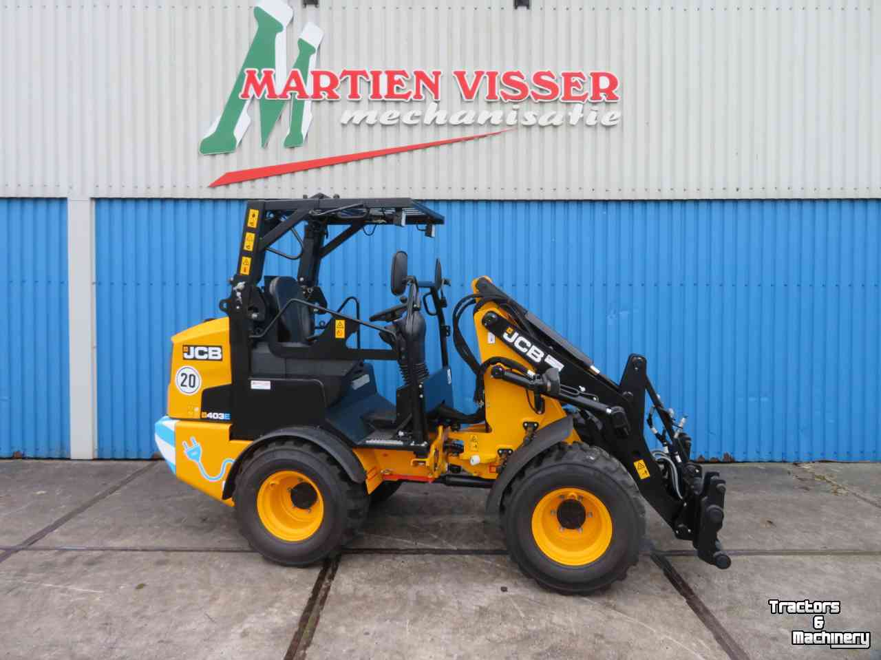 Wheelloader JCB 403E Elektrische Mini-shovel