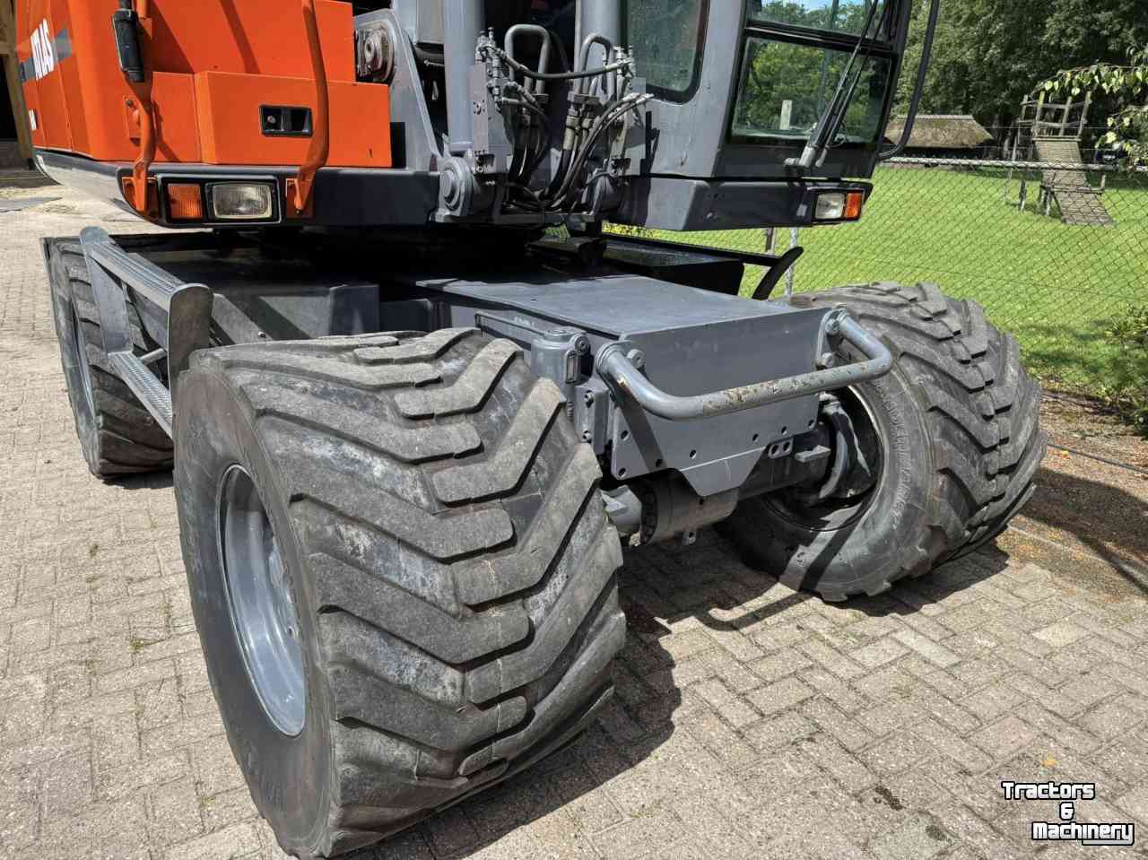 Excavator mobile Terex ATLAS TW160 mobiele kraan