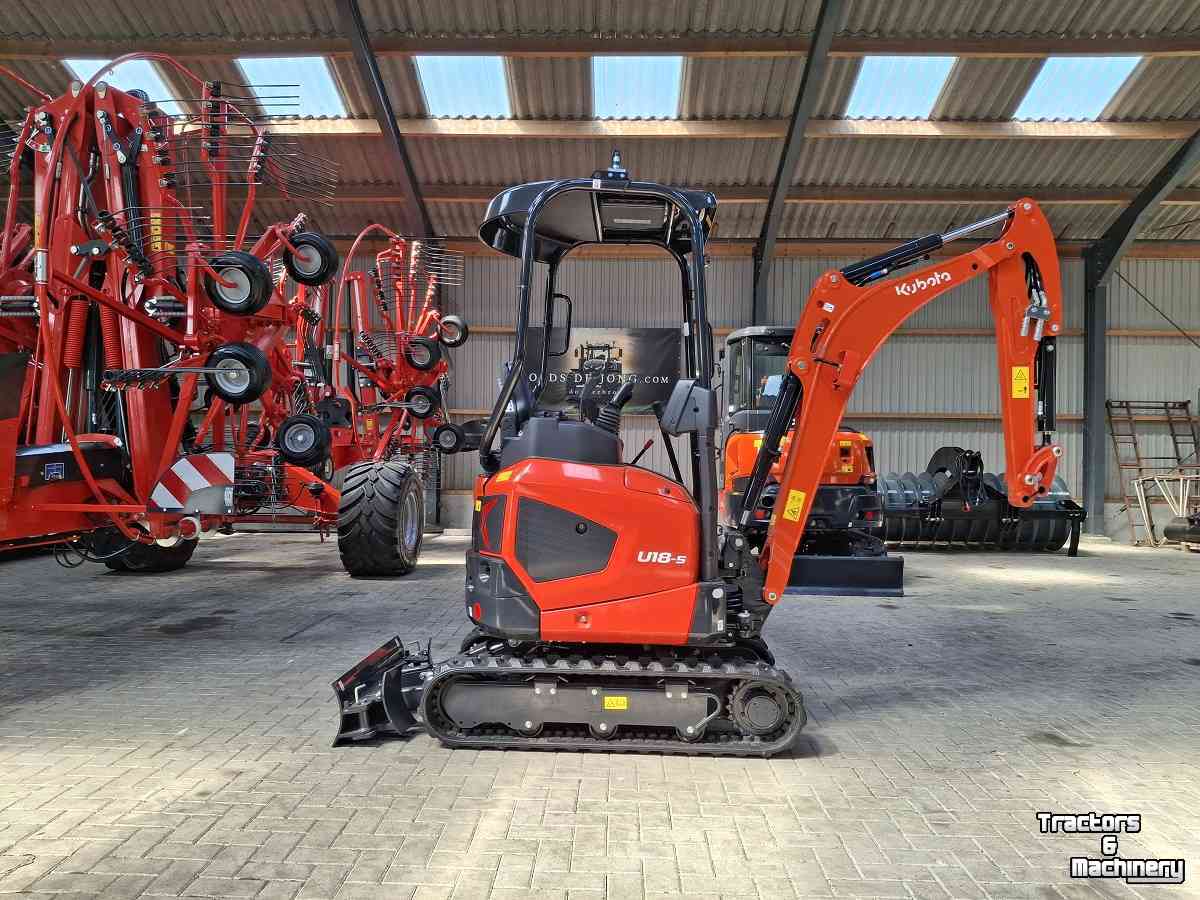 Mini-Excavator Kubota U18-5 HI, minigraver, minikraan, BJ2026, Nieuw!