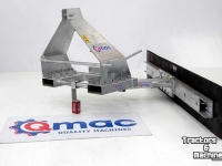 Rubber yard scraper Qmac Modulo rubber erfschuif vloerschuif straatschuif 3-punt vorken