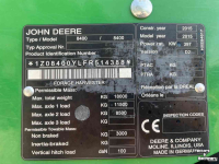 Forage-harvester John Deere 8400 I + Kemper Maisbek JD HARVEST CHECK