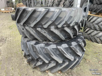 Wheels, Tyres, Rims & Dual spacers Trelleborg VF 710/60R42 TM1060 incl. velgen