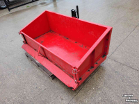 Tractor tipping boxes  Transportbak gegalvaniseerd 1 & 1,25 mtr