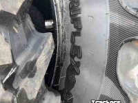 Wheels, Tyres, Rims & Dual spacers Bargam 380/85 R28 + 380/85 R36 Grimac Wielen / Banden