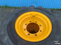 Wheels, Tyres, Rims & Dual spacers  Camso 12.5/80-18 JCB 8 gaats