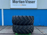 Wheels, Tyres, Rims & Dual spacers Michelin 2x Mach X BiB 710/70R38 Banden