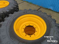Wheels, Tyres, Rims & Dual spacers Michelin 500/70R24 Bibload