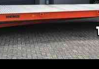 Low loader / Semi trailer  18 tons industrie aanhanger