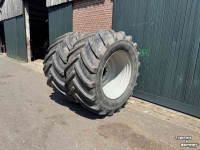 Wheels, Tyres, Rims & Dual spacers Michelin 900/50R42 710/55R30