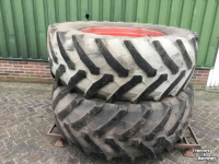 Wheels, Tyres, Rims & Dual spacers Trelleborg 650/65R38