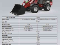 Wheelloader Heracles H220 (zonder cabine)