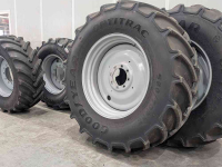 Wheels, Tyres, Rims & Dual spacers Good Year 480/70R28 en 580/70R38