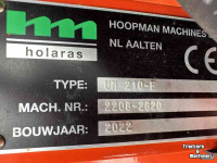 Haulm Topper Holaras UM210 front uienloofklapper