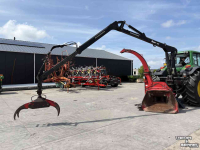 Wood Chipper Ufkes Greentec 930 met Nokx 4372 kraan