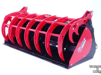 Silage Grabbucket / Grabfork Qmac PB220 Pelikaanbak / Grijp & Klem uithaalbak