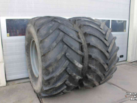 Wheels, Tyres, Rims & Dual spacers Mitas 900/60R32 SFT (Super Flexion Tire) banden en wielen velgen