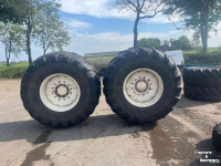 Wheels, Tyres, Rims & Dual spacers Michelin Mega X BIB 1050/50R32
