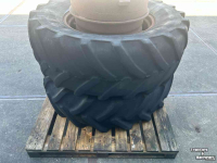 Wheels, Tyres, Rims & Dual spacers Michelin Dubbelwiel+haken 480/65R28
