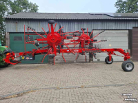 Rake Kuhn GA 8020 dubbele hark zijafleg, duiner dijker rugger wierser harken opdijker opduiner rotorhark