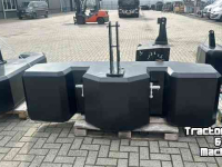 Frontweights  2500 KG Ertscomposiet laag model