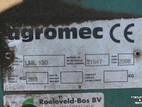 Flail mower Agromec LML130 verstek-klepelmaaier