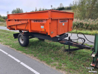 Dumptrailer Agromet T039 5 tons kipper in nette staat