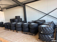 Wheels, Tyres, Rims & Dual spacers  Banden minishovel 31x15.50-15 / 400/50-15