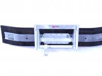 Snow Removal Equipment Qmac Modulo Rubber snow scraper blade 180cm hookup Weidemann