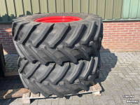 Wheels, Tyres, Rims & Dual spacers Trelleborg 540/65- r 28 / 650/65- r 38
