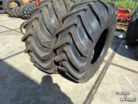 Wheels, Tyres, Rims & Dual spacers Michelin 500/70R24