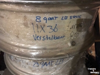 Wheels, Tyres, Rims & Dual spacers Titan 11x36 en 14x24 nieuwe verstelbare velgen