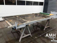 Conveyor  3100X1400 MM TRANSPORTBAND VLAKKE BAND FLAT BELT CONVEYOR BELT FLACHBAND FÖRDERBAND