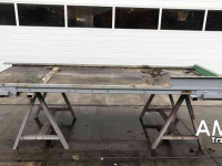 Conveyor  3100X1400 MM TRANSPORTBAND VLAKKE BAND FLAT BELT CONVEYOR BELT FLACHBAND FÖRDERBAND