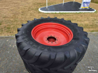 Wheels, Tyres, Rims & Dual spacers Vredestein 650/65R42, Fendt 700, 800