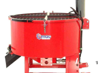 Concrete skips Qmac Betonmixer 600L combi-aandrijving