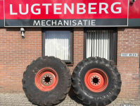Wheels, Tyres, Rims & Dual spacers Continental Continental/Mitas 500/85R24 banden, Claas combine diversen