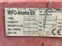 Telehandler Wifo Adaptor/ Tussenstuk JCB Q-fit naar Manitou