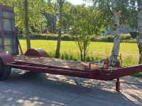 Ramp trailer Schuitemaker Oprijwagen heftruck mini kraan/ shovel
