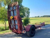 Ramp trailer Schuitemaker Oprijwagen heftruck mini kraan/ shovel